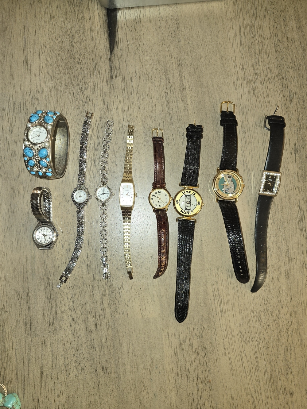 Vintage Lot Of Women's Watches 9 Total/ Untested